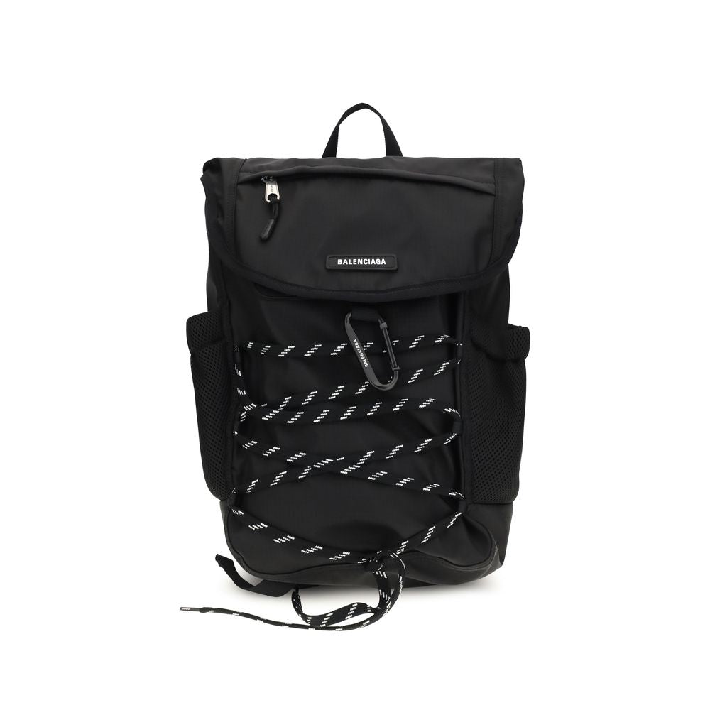 Balenciaga Technical Nylon Backpack — Black