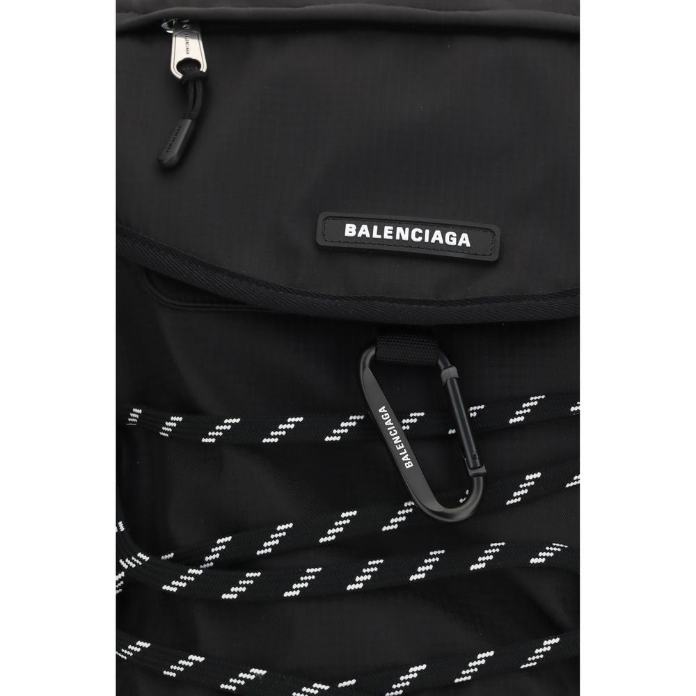 Balenciaga Technical Nylon Backpack — Black
