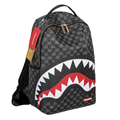 Sprayground Checkerboard Shark Mouth Backpack Waterproof School Travel Laptop Bag