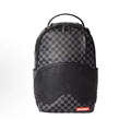Sprayground Black Checkerboard Embossed Shark Backpack 3D Teeth Waterproof Laptop School Travel Bag