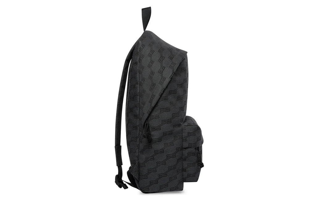 Balenciaga BB Monogram Signature Medium Backpack 'Black' 713044210HH1061