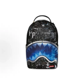 Sprayground Mechanical Gear Shark Backpack Cyberpunk Blue Teeth Waterproof Laptop School Bag