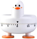 Cooking Timer Cute Duck Kitchen Timer 60 Minute Wind Up Mechanical Rotating Alarm for Kitchen Cooking Baking