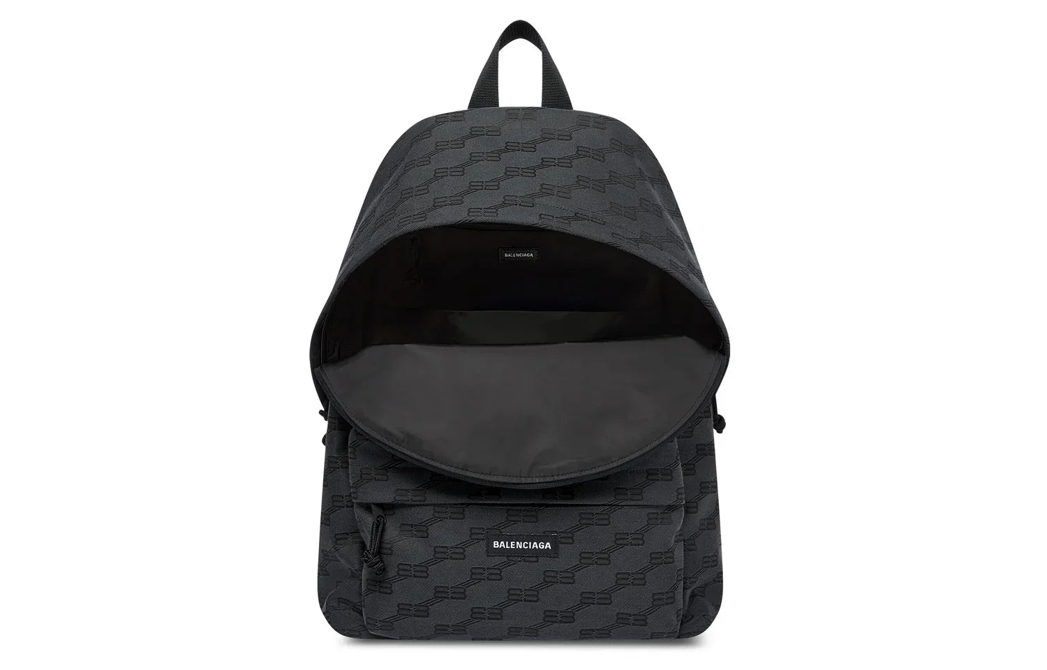 Balenciaga BB Monogram Signature Medium Backpack 'Black' 713044210HH1061
