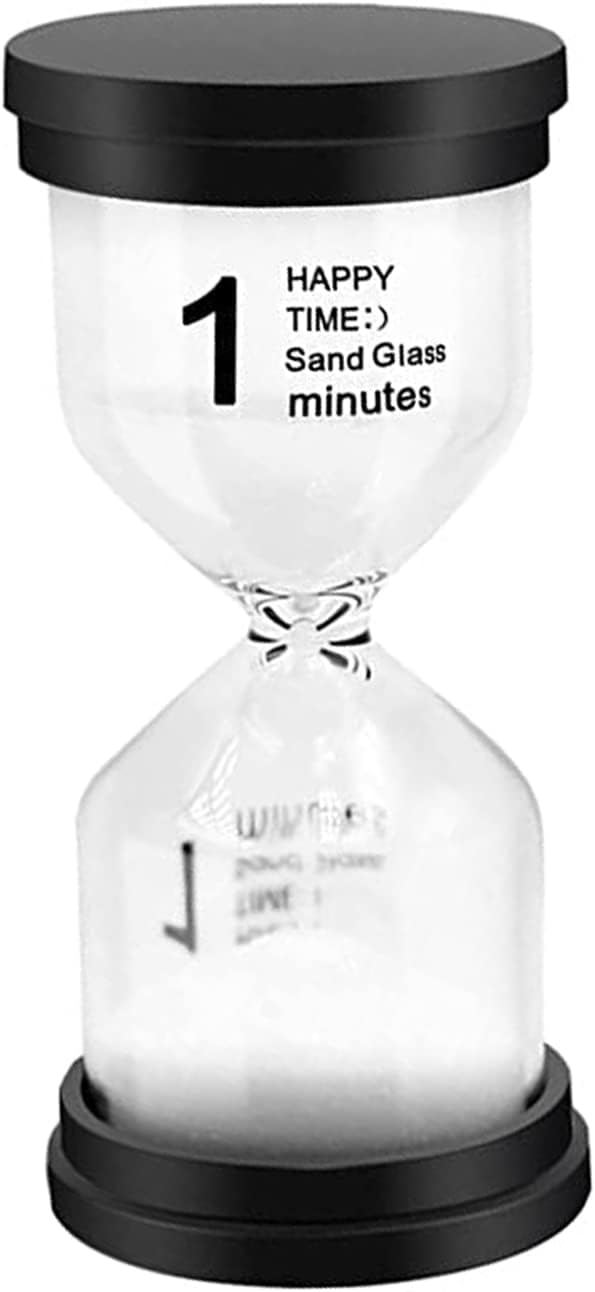 Sand Timer, Sand Timers Colorful 1 Minutes Sandglass Timer with Protective Cover for Classroom Home Office Cooking