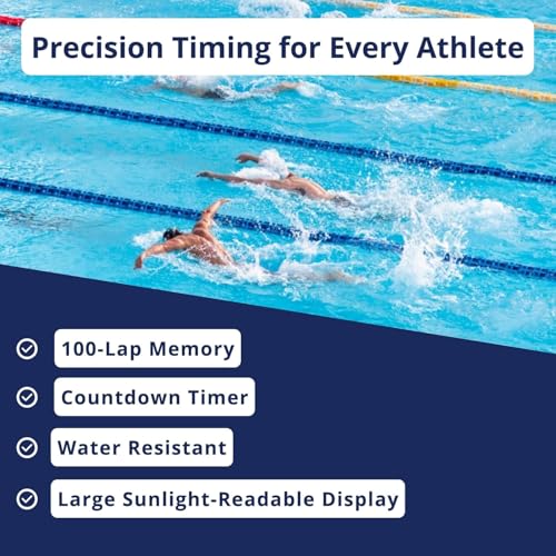 ULTRAK 495 100 Lap Memory Black Professional Stopwatches Continuous Display of Event Time New