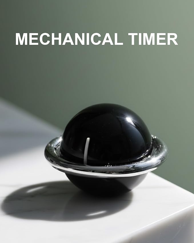 Kitchen Timer, 60-Minute Mechanical Timer with Magnetic Back - No Batteries Required - Loud Alarm, Wind Up Manual Time Countdown Reminder for Cooking, Baking, Exercise, Study, Working, Gaming, Black