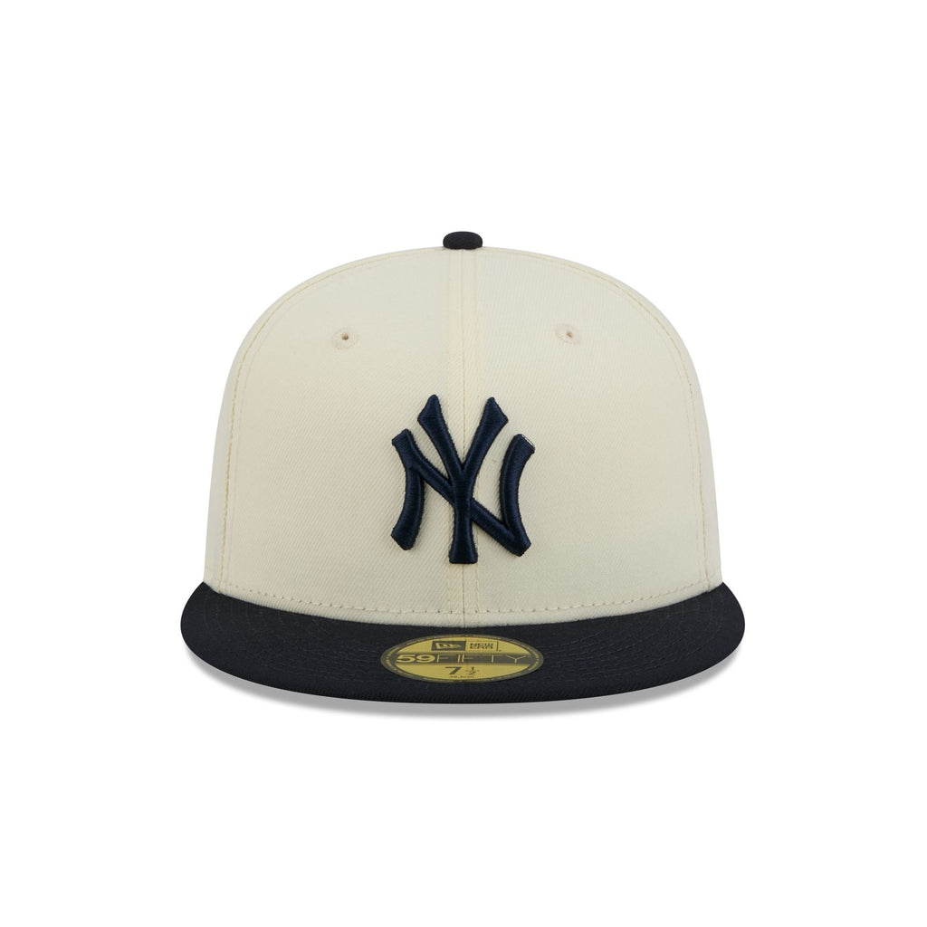 New York Yankees Chrome White Basic 59FIFTY Fitted Hat
