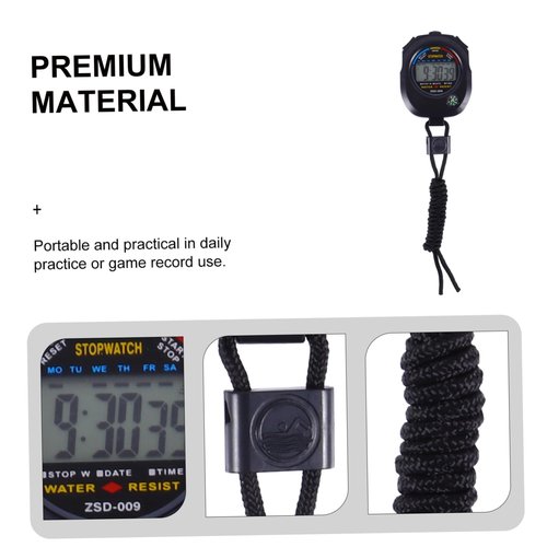 POPETPOP Multifunctional Timer Stopwatch Match Stopwatch Electronic Watch Easy to Use for Training and Matches