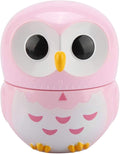 Cooking Timer, Cute Owl Shape Kitchen Timer, 55 Minutes Mechanical Rotating Timers for Cooking,Retro Kitchen Timers with Loud Alarm(pink1)