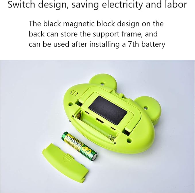 Kitchen Timer, Cute Cartoon Animal Countdown Timer, Digital Cooking with Magnetic, LCD Large-Screen Visual Clock, Hangable Alarm Clock with Stand，for Cooking Bake Sport Game (Timer-QW)