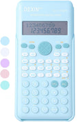 Scientific Calculators for Students, 240 Functions 2-Line Standard Scientific Calculator, Cute School Office Supplies，Math Calculator for School (Blue)