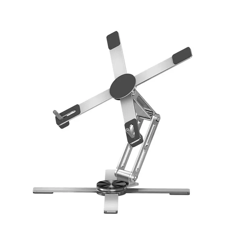 360° Rotatable Adjustable Aluminum Laptop & Tablet Stand Foldable Desktop Riser