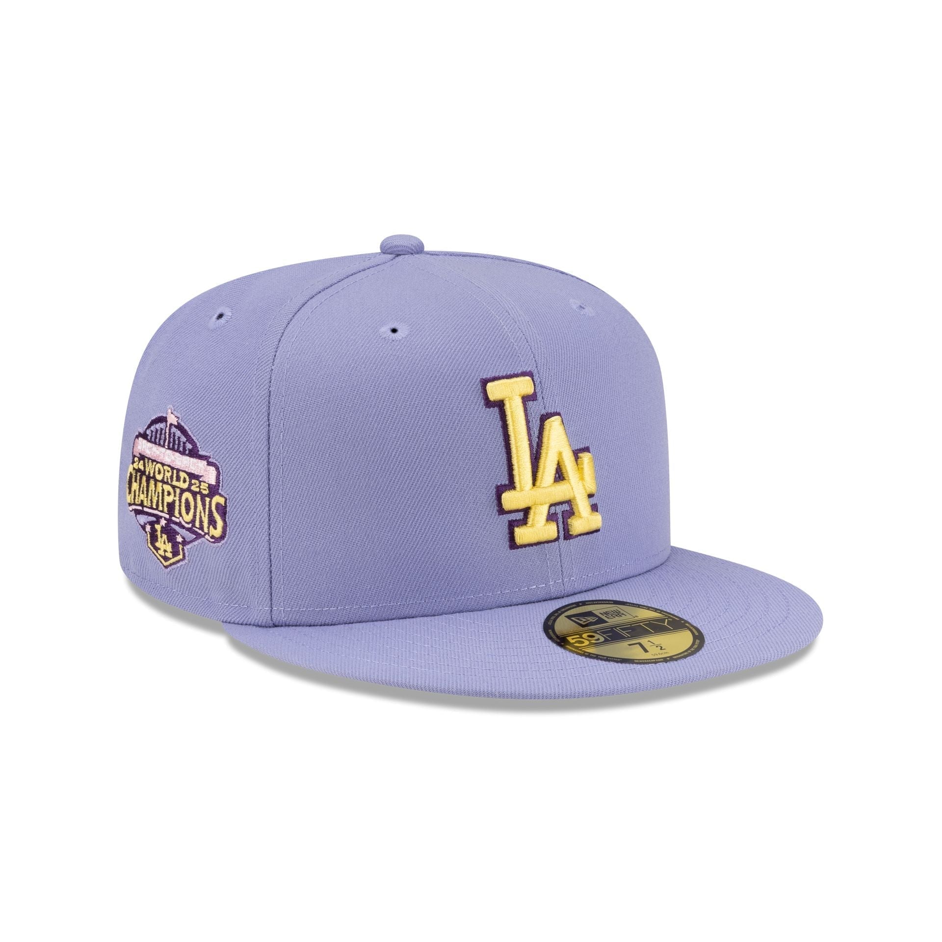 Los Angeles Dodgers Lavender Spring 59FIFTY Fitted Hat