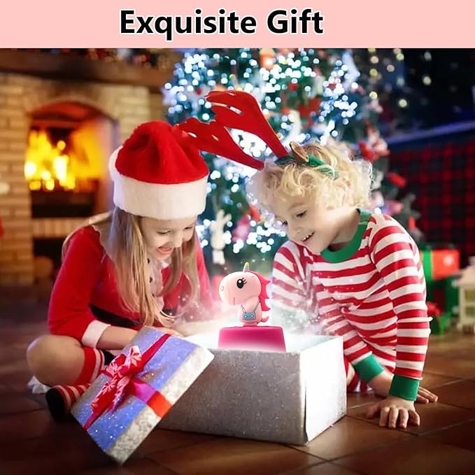 Timers, Classroom Timer for Kids, Kitchen Timer for Cooking, Desk Time Tracker, Small Mechanical Timer for Study, Workout, Shower, Baking Countdown (Pink Unicorn)