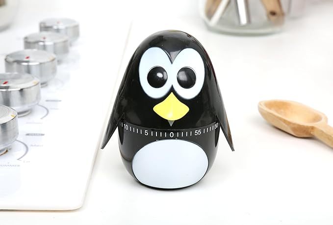 Kikkerland Penguin Kitchen Timer