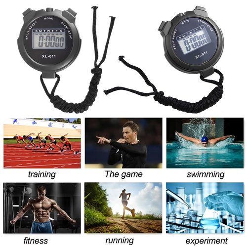 Simple Stopwatchs Timer - Digital Sport Stopwatchs Timer | Waterproof Stopwatchs, Professional Lap Counter for Swimming, Stop Watches, Handheld Electronic Digital for Sports Teachers