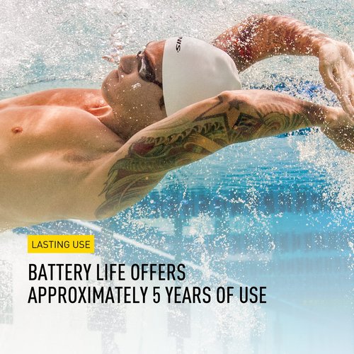 FINIS Waterproof Stopwatch for Swim Training - 300 Split Memory - Stroke Rate Mode - Easy-Read Display - Black