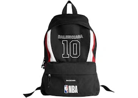 Balenciaga x NBA Explorer Backpack Black/White/Vermillon Red
