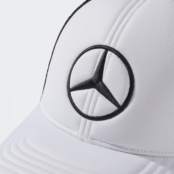 Mercedes AMG Petronas F1 2026 Snapback Star Trucker Hat White