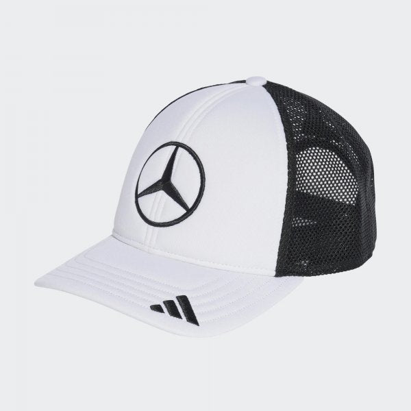Mercedes AMG Petronas F1 2026 Snapback Star Trucker Hat White
