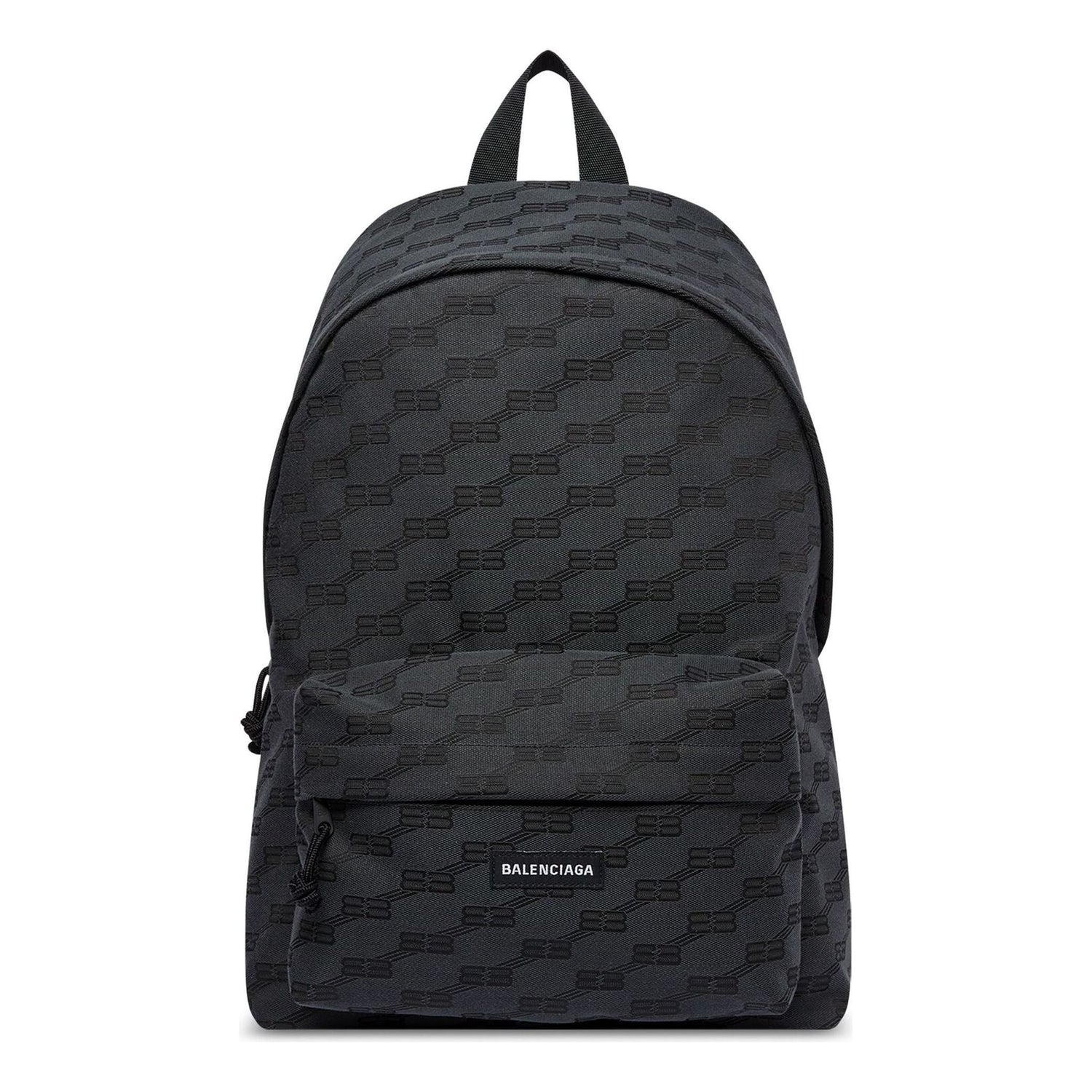 Balenciaga BB Monogram Signature Medium Backpack 'Black' 713044210HH1061